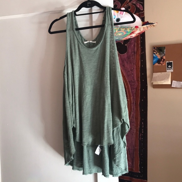 Project Social T Tops - Olive tank